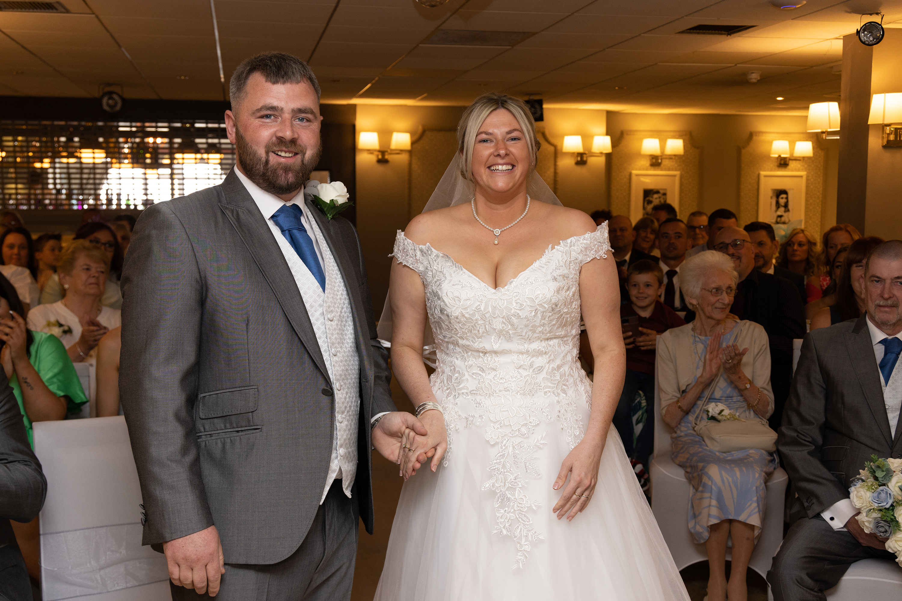 Gavin and Katie on now husband and wife
