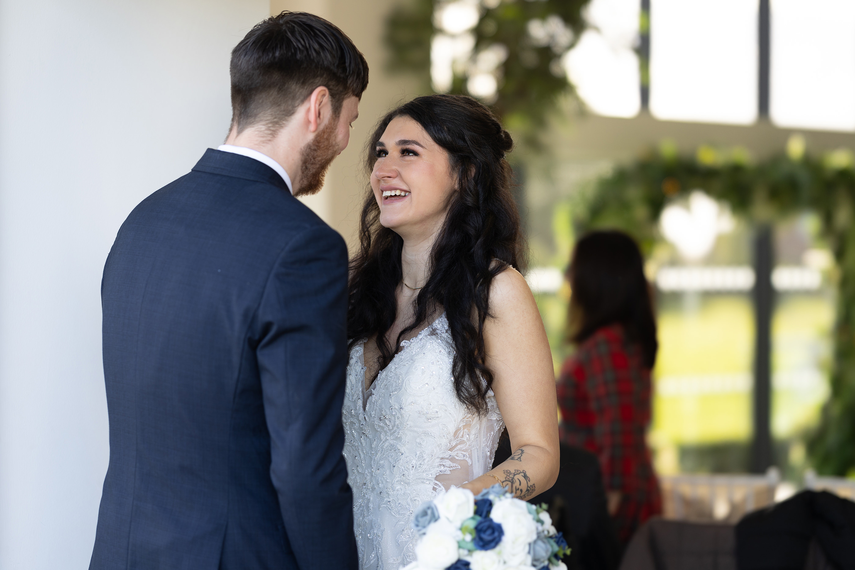  The happy couple are now husband and wife 