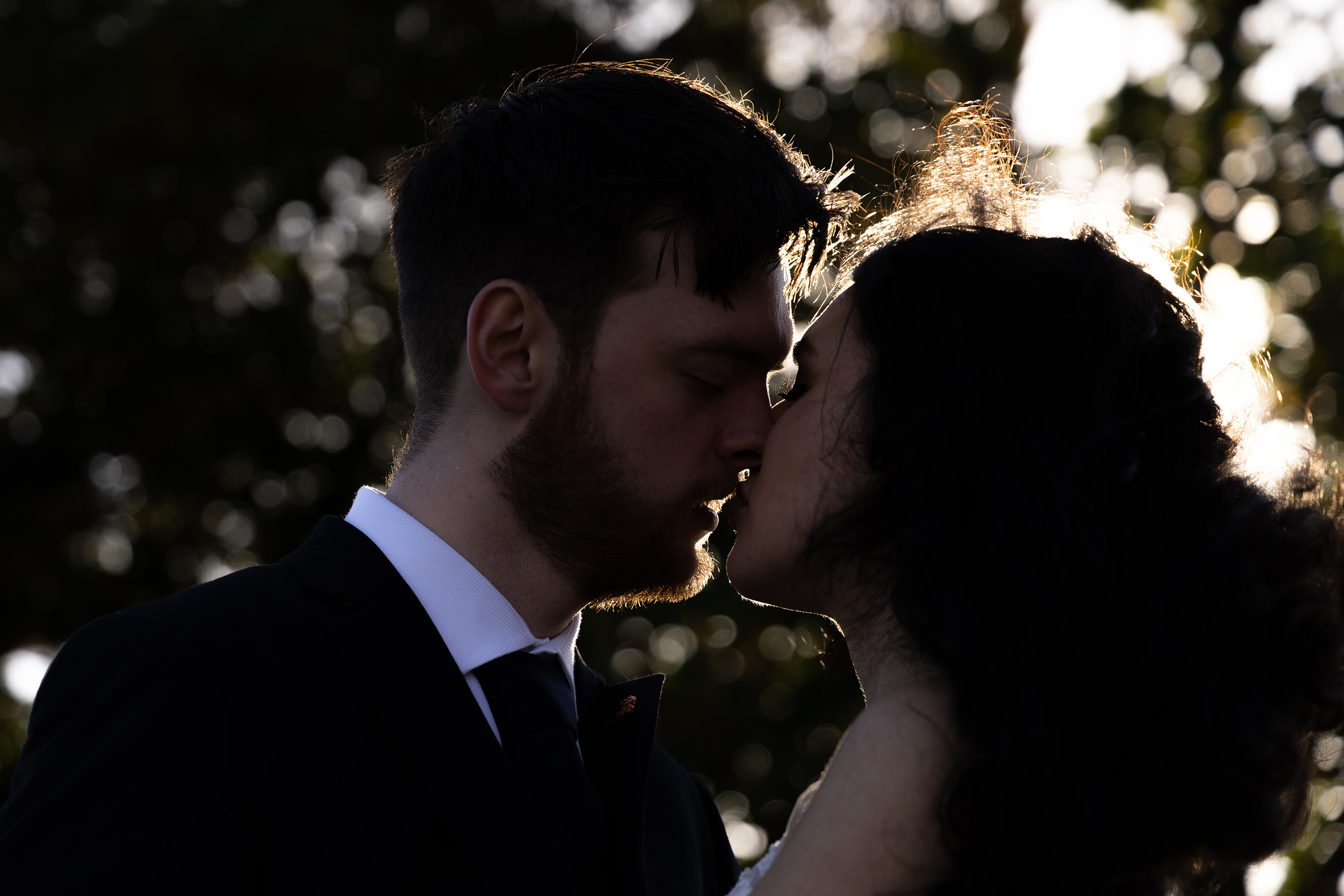 Wedding photographer glass house staining 