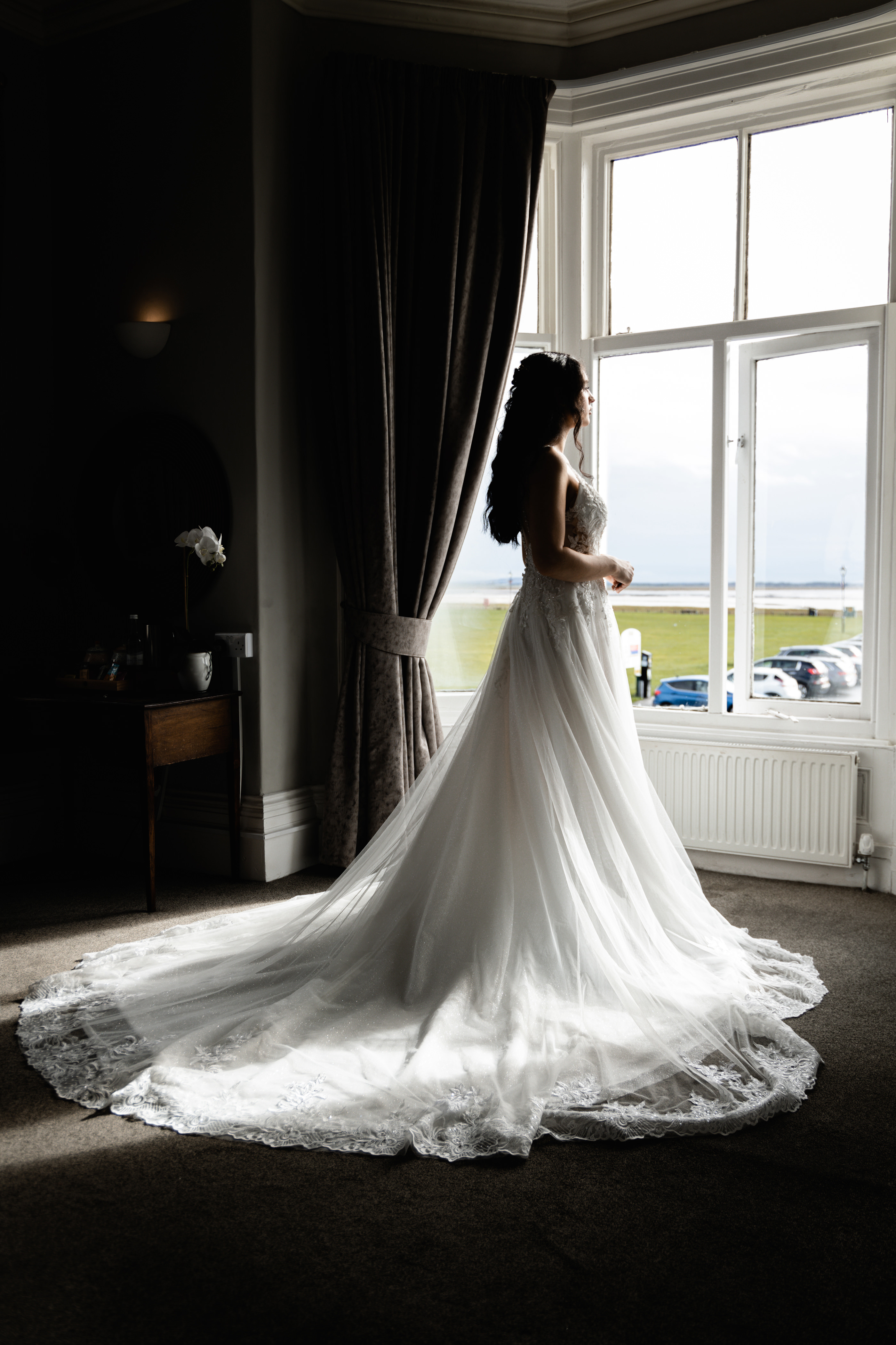 Emily ready for her wedding 