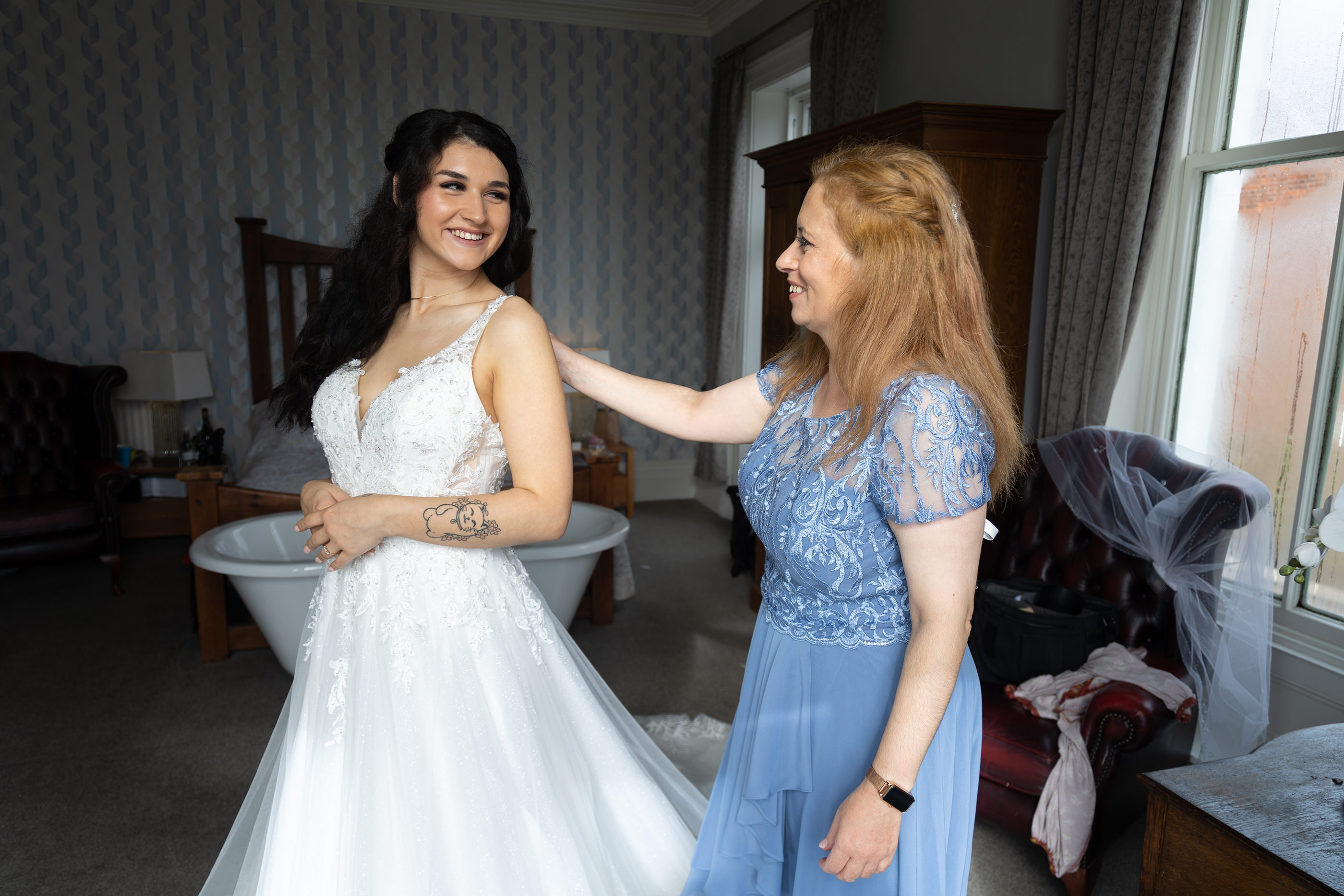 Emily and her mother 