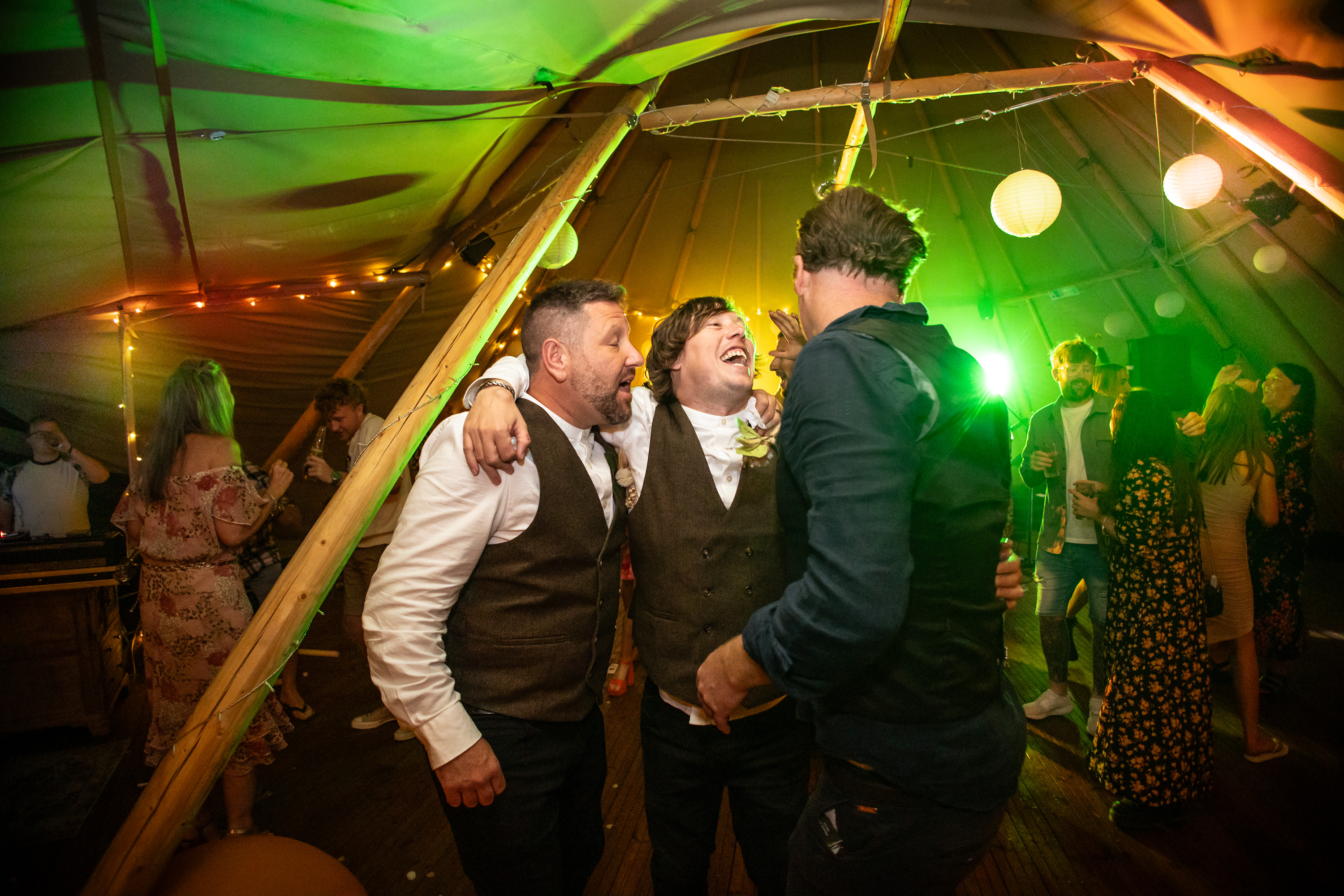 The groom and his best man 