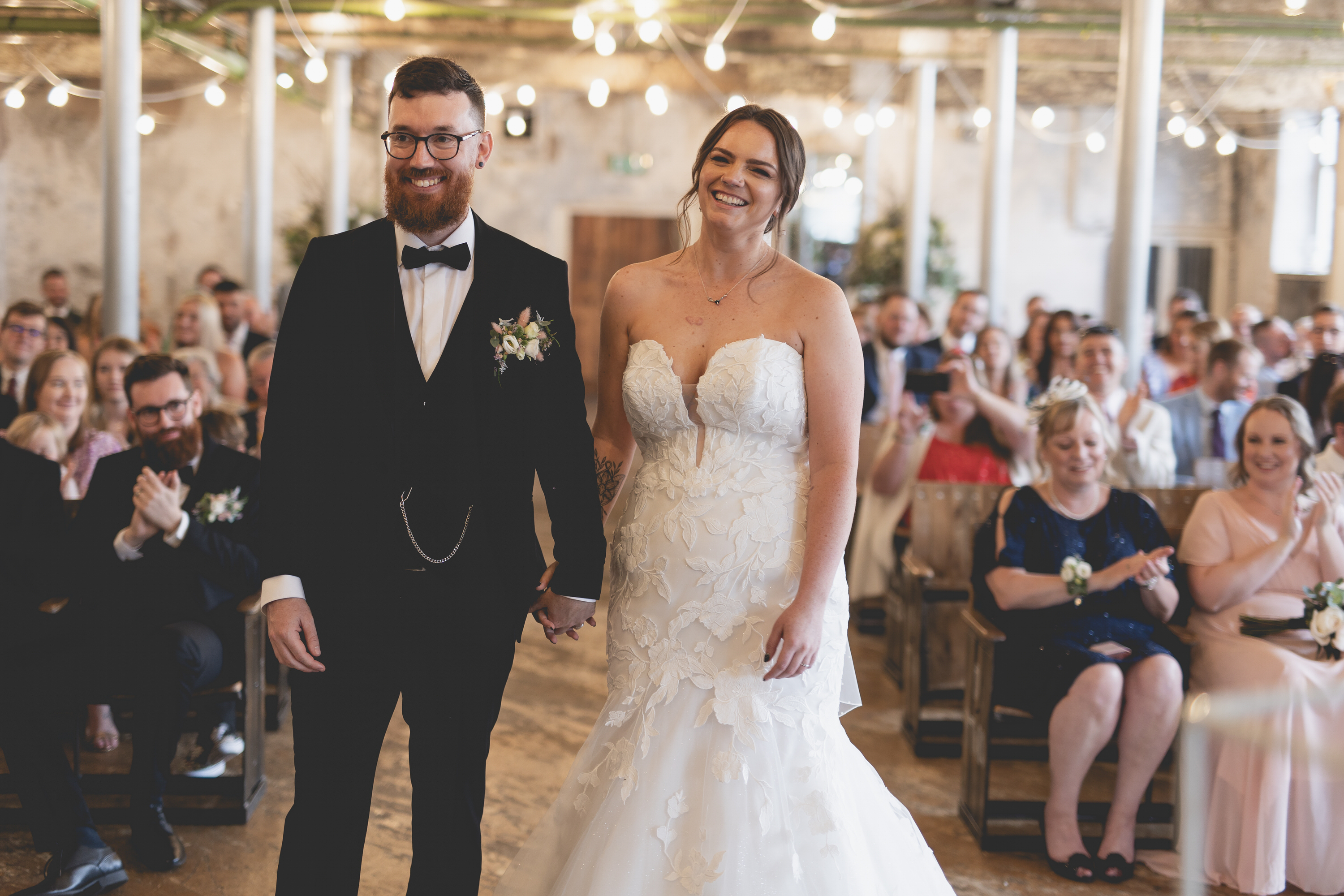 Happy couple are now married 