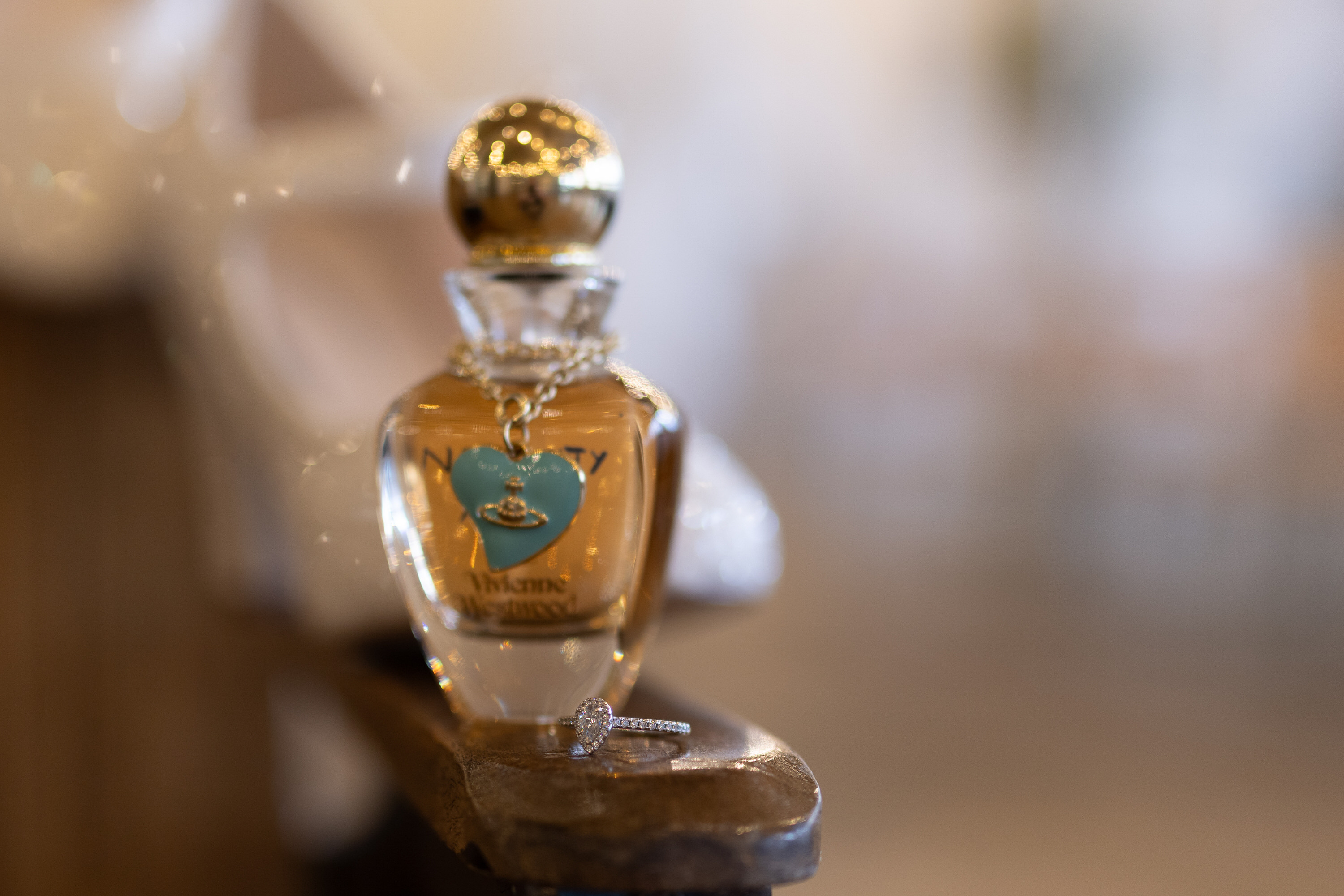 The Bride perfume and engagement ring 