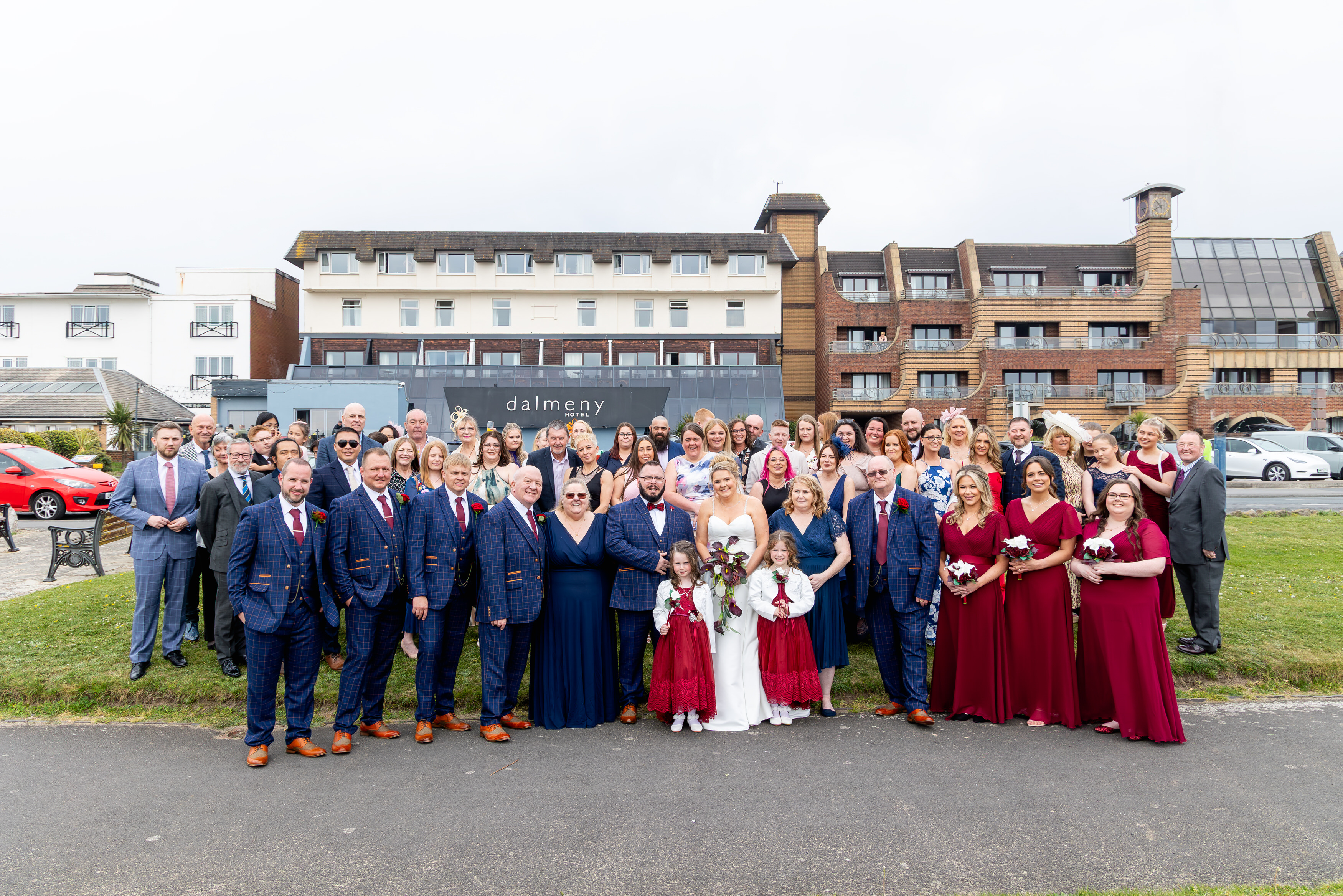 Jade the Matthew with their wedding gifts 