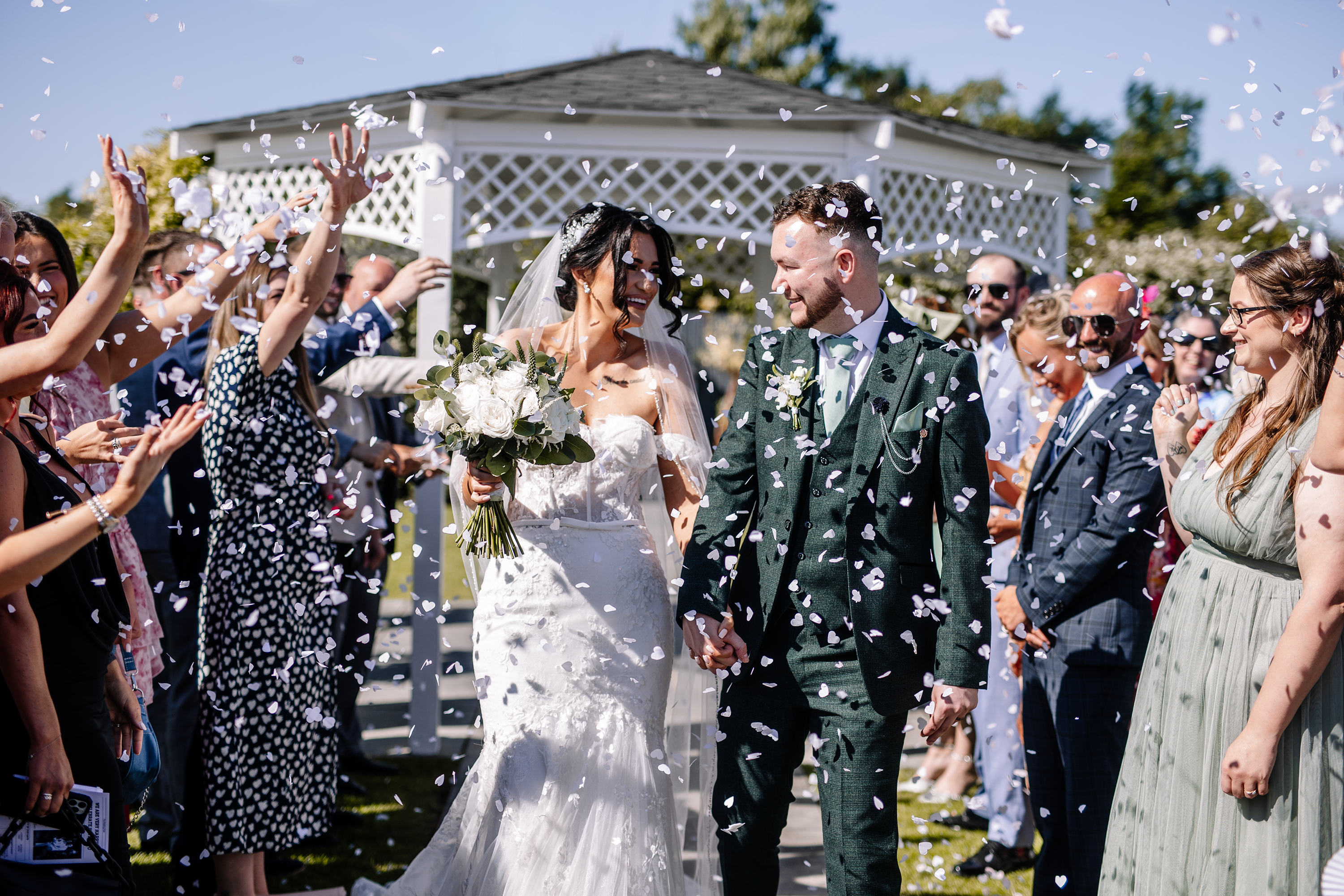 Wedding confetti photo 