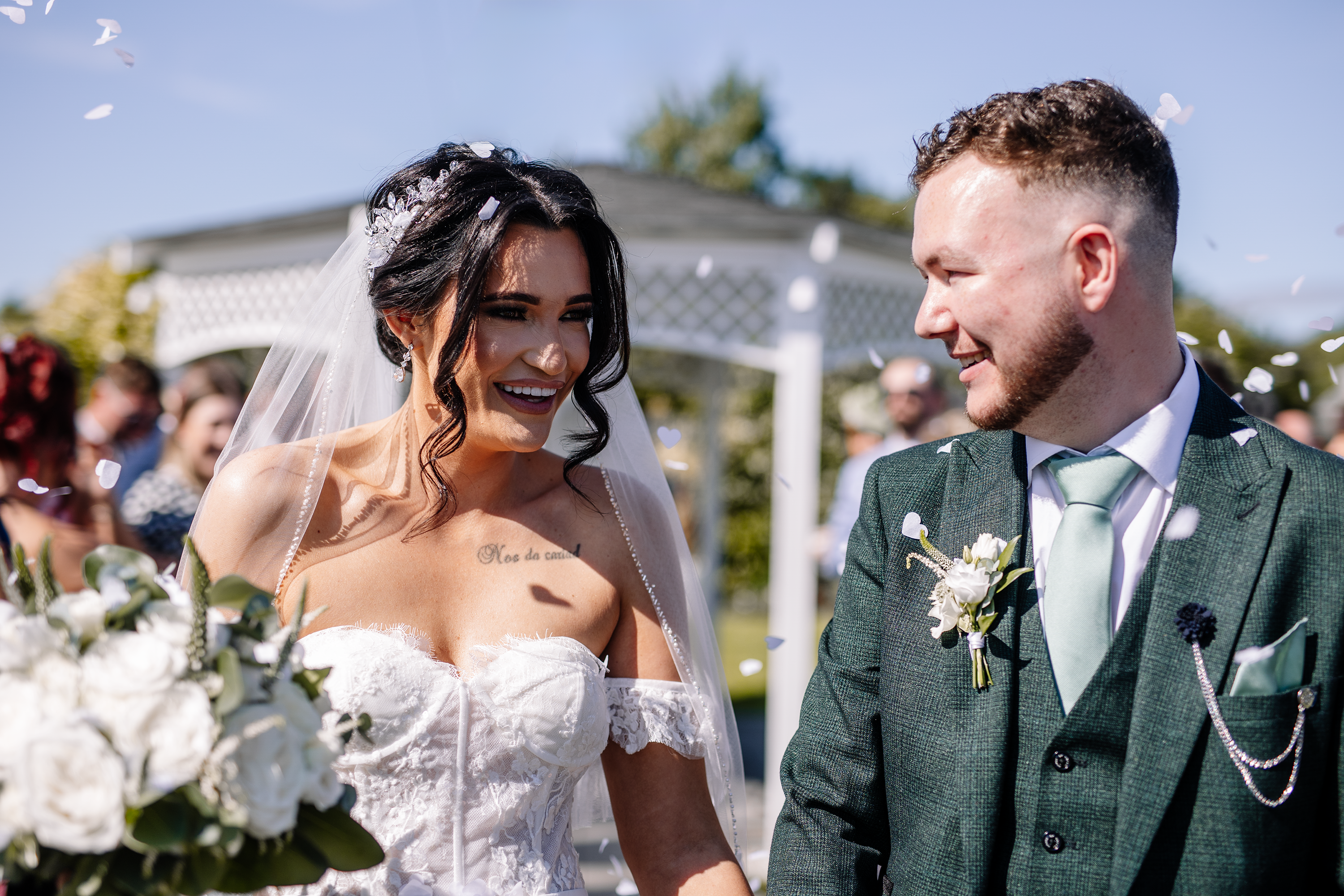 Nathan and Christina wedding day 