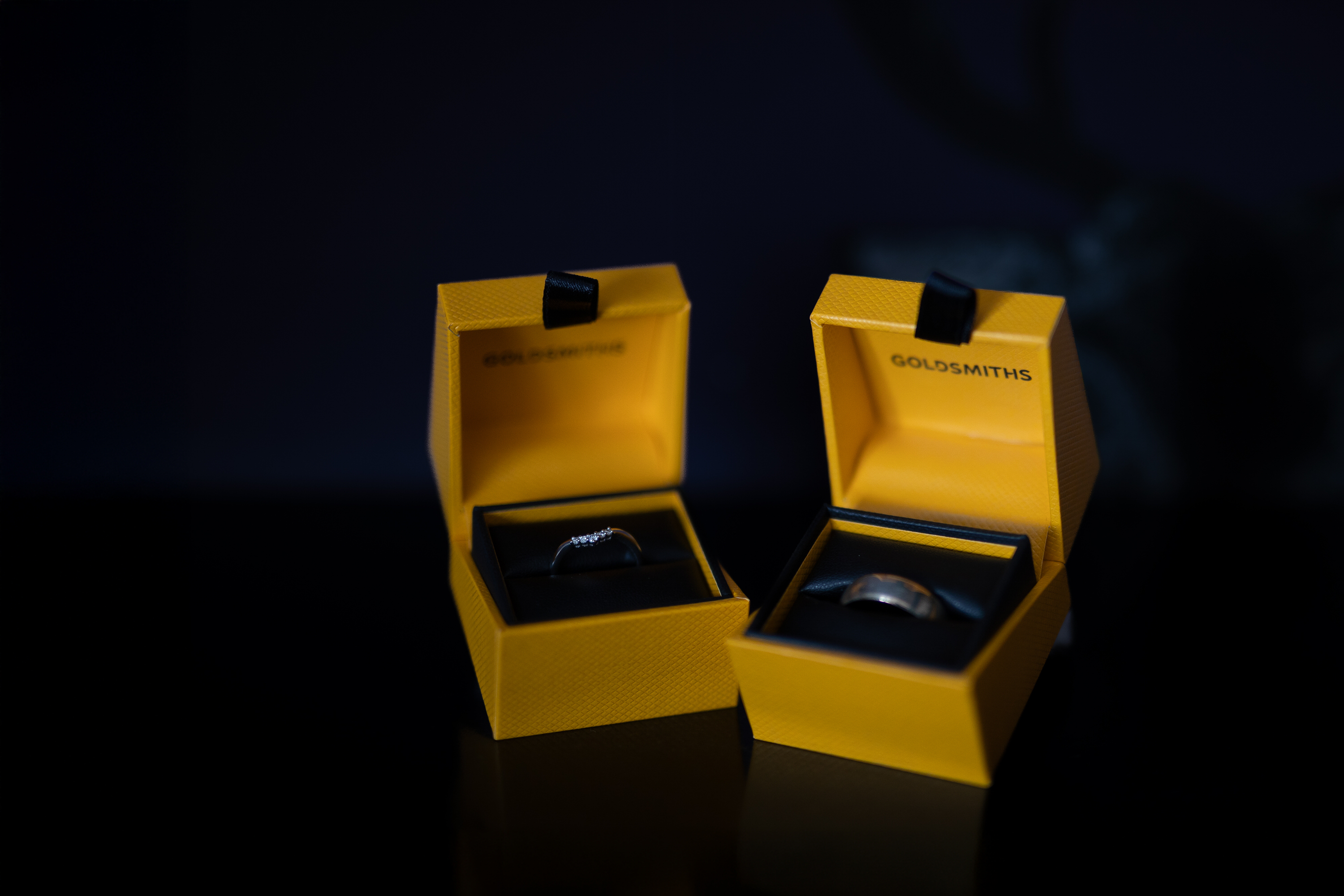 The wedding rings 