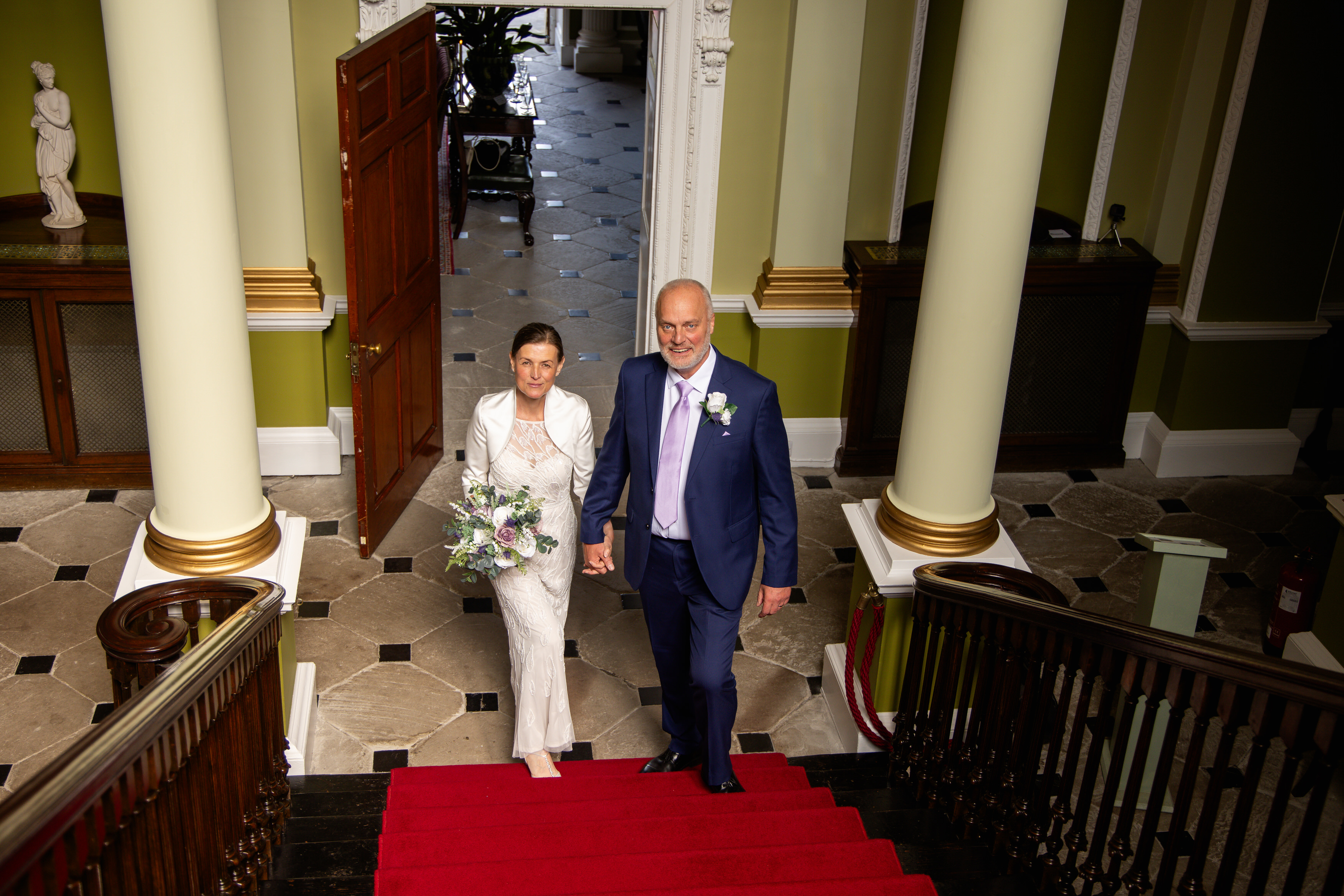 The wonderful staircase at Lytham Hall 