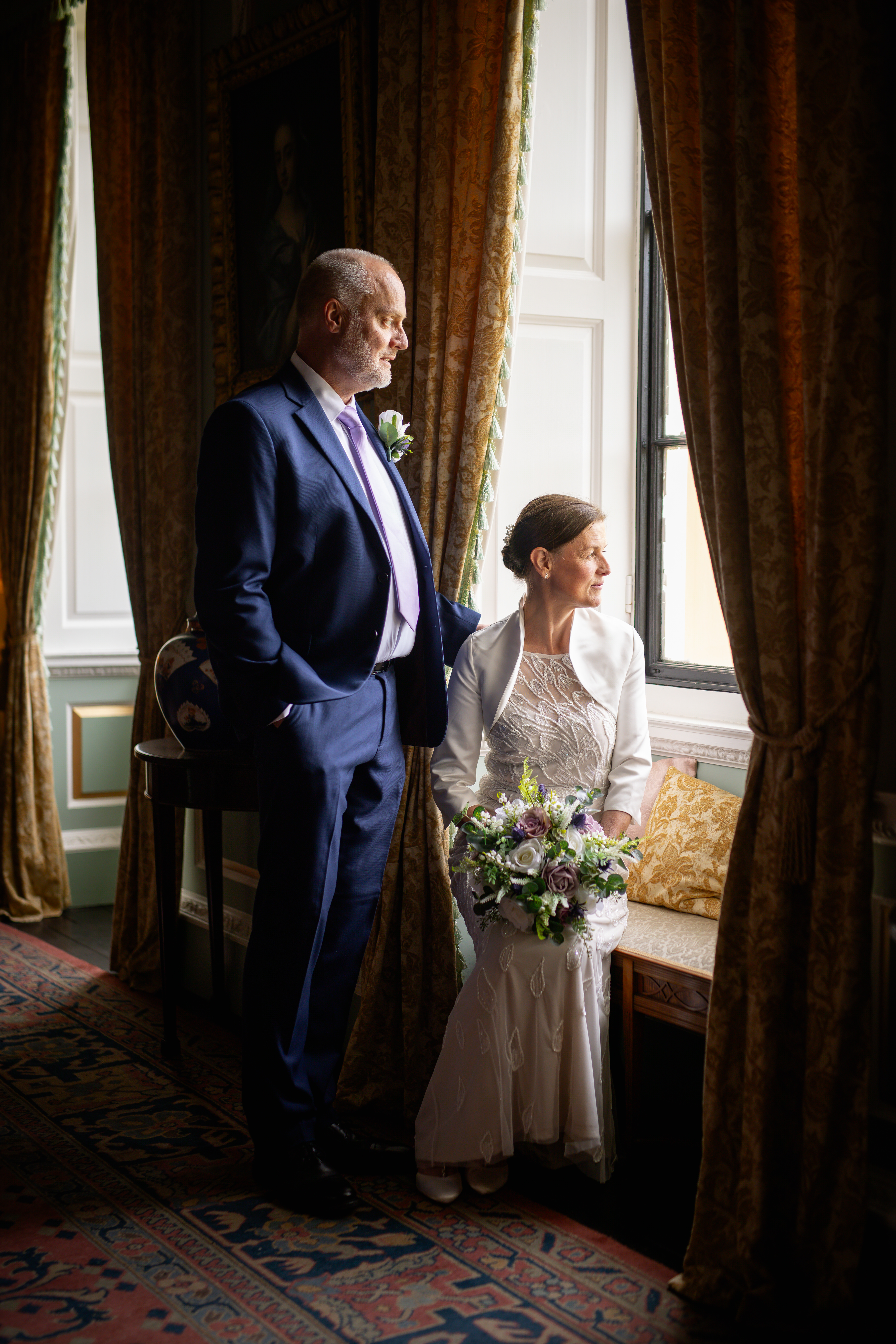 Helen and Michael have some photos in side lytham hall