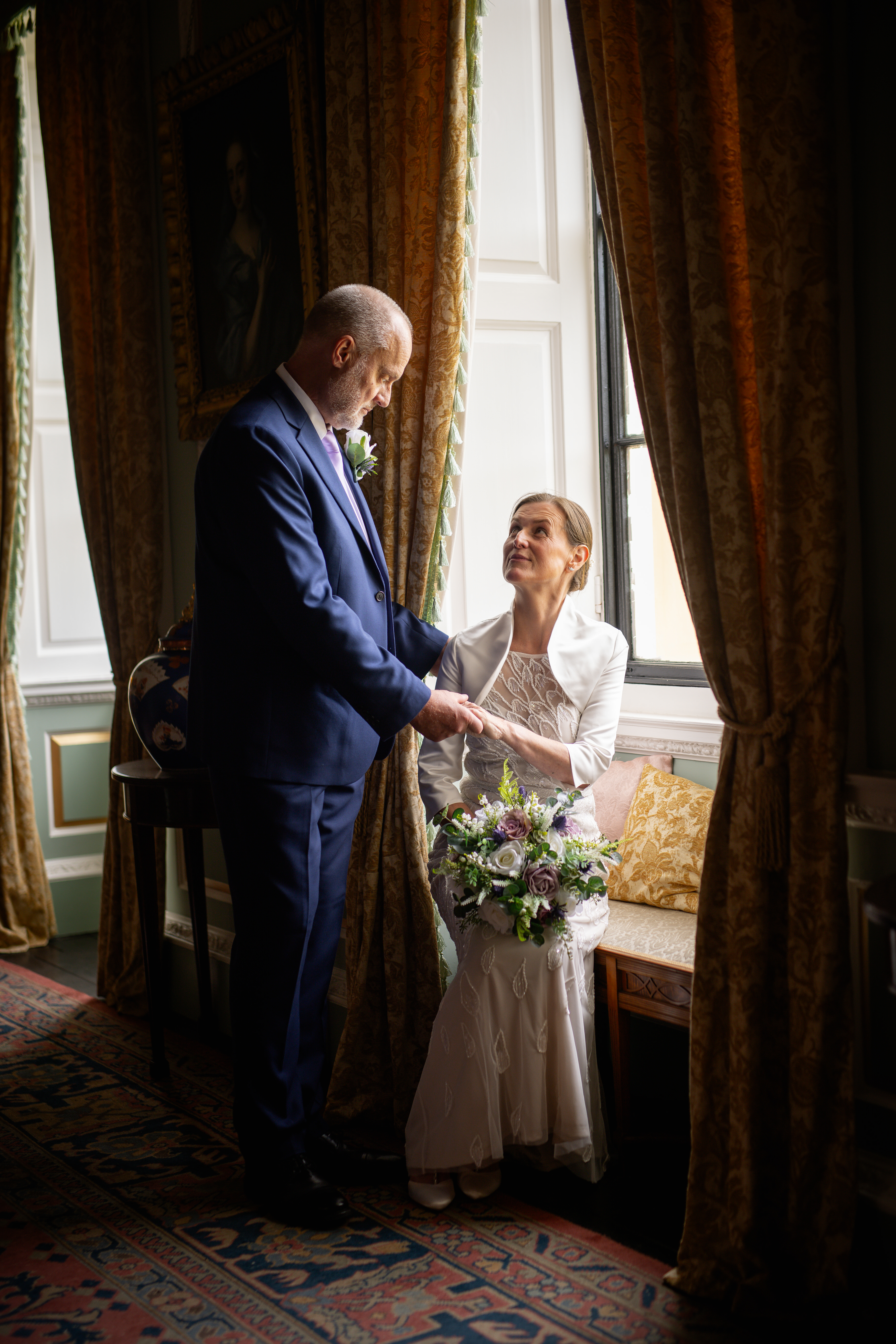 Helen and Michael have some photos in side lytham hall