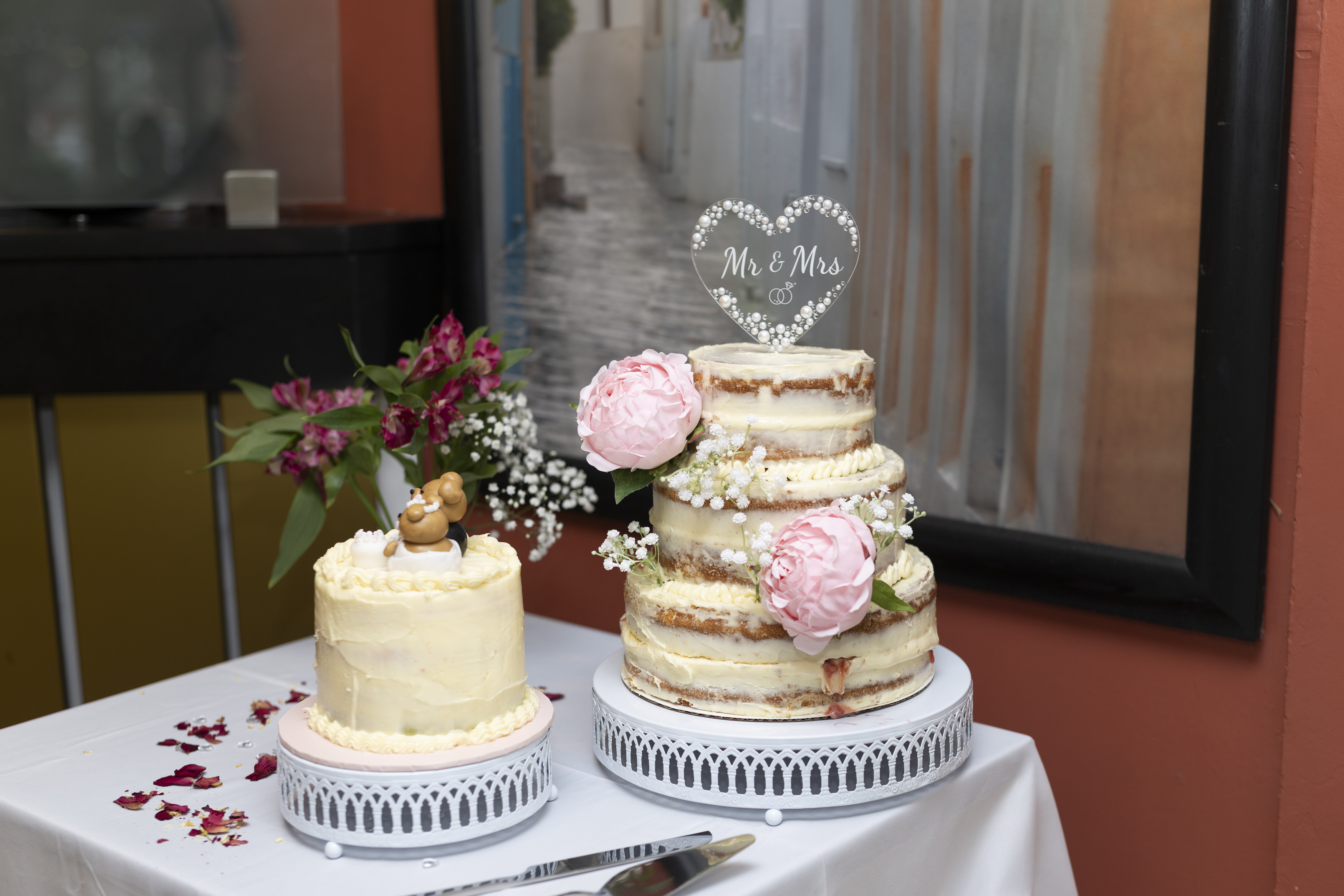 Ben and Katie's wedding cake 