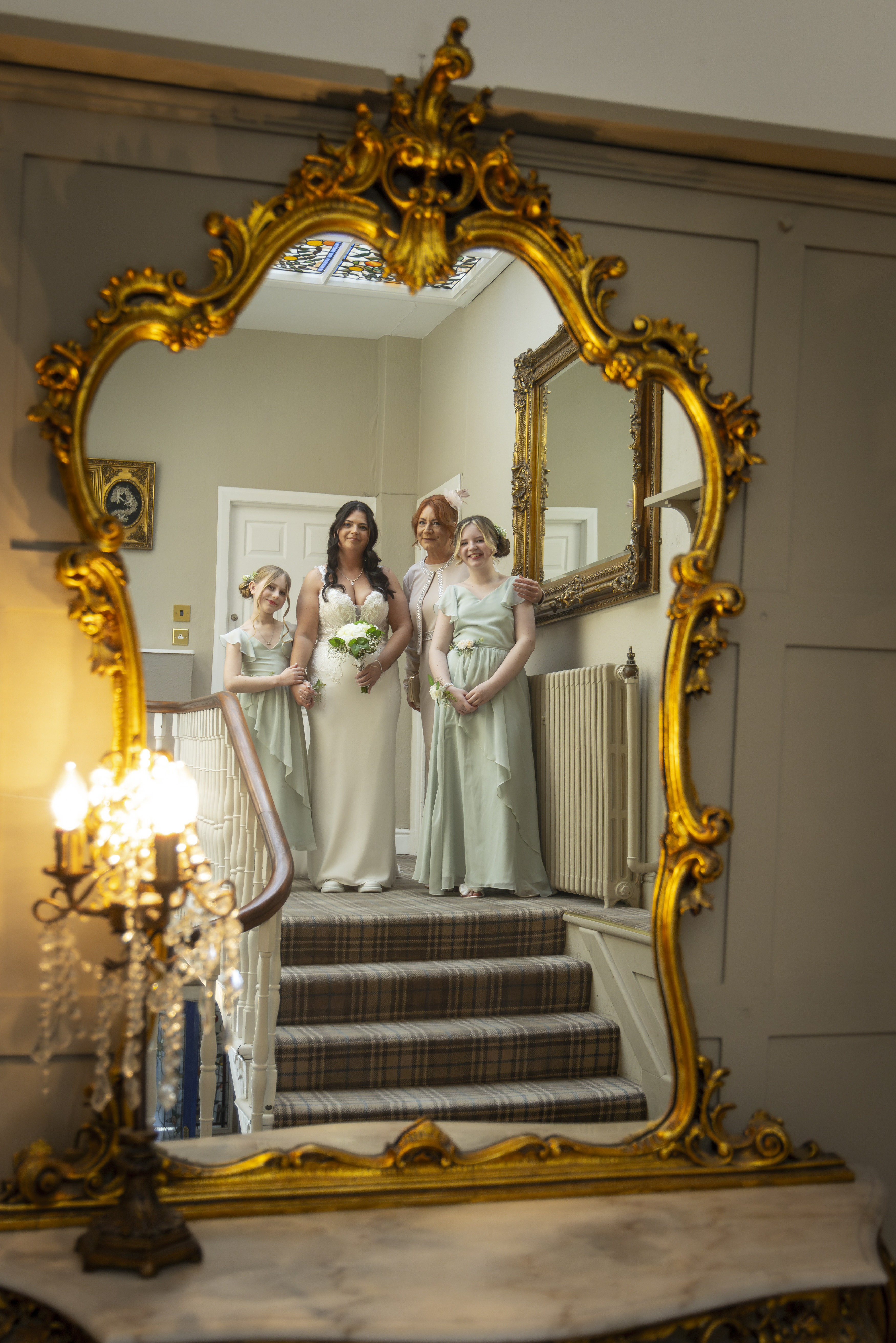 Sophie the bride and the bridesmaids 